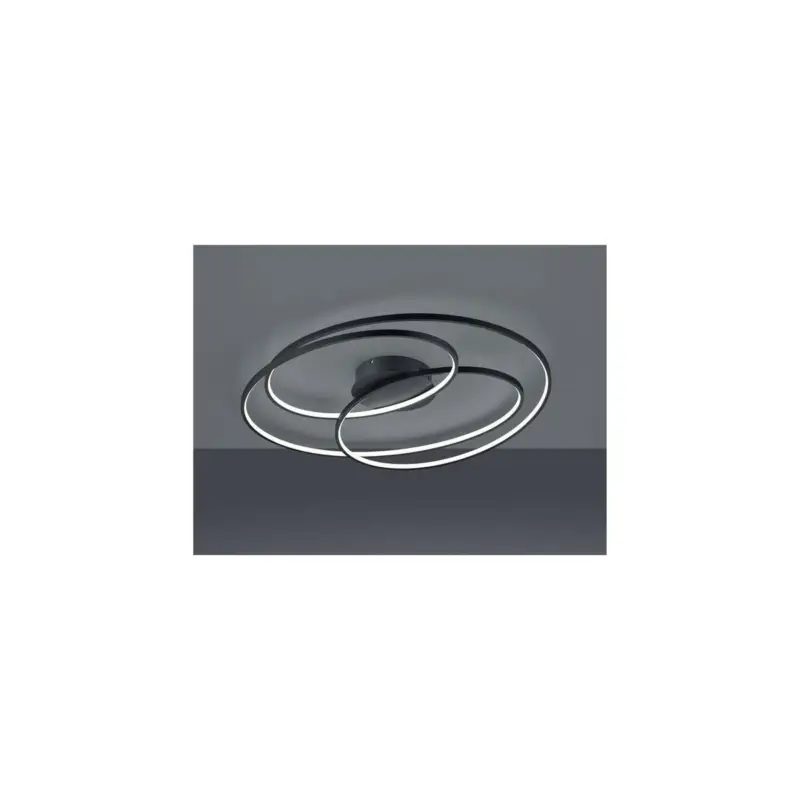 Plafonnier Gale Noir Mat 1x50W SMD LED Offre Exclusive