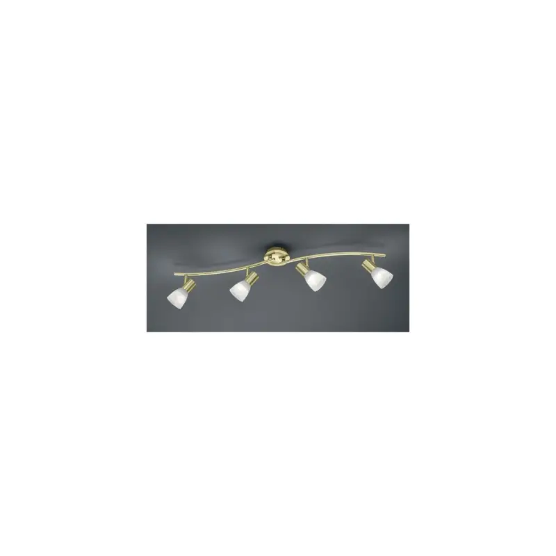 Plafonnier Levisto Laiton Mat 4x40W E14 Populaire