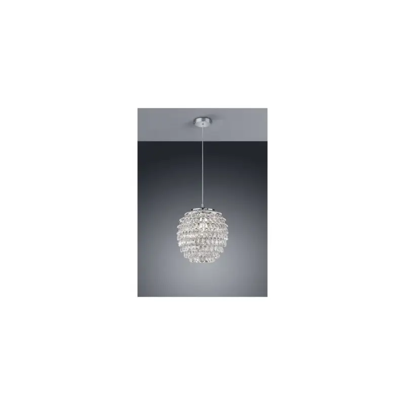 Jusqu&rsquo;à Épuisement Des Stocks Suspension Petty Chromé 1x60W E27