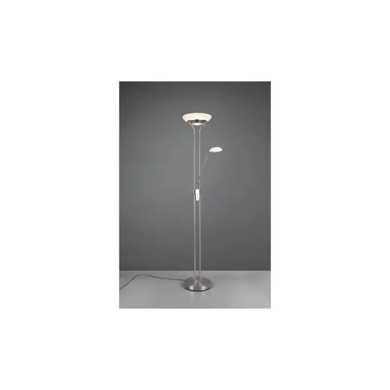 Lampadaire orson Nickel Mat 1x27W SMD LED Acheter En Ligne