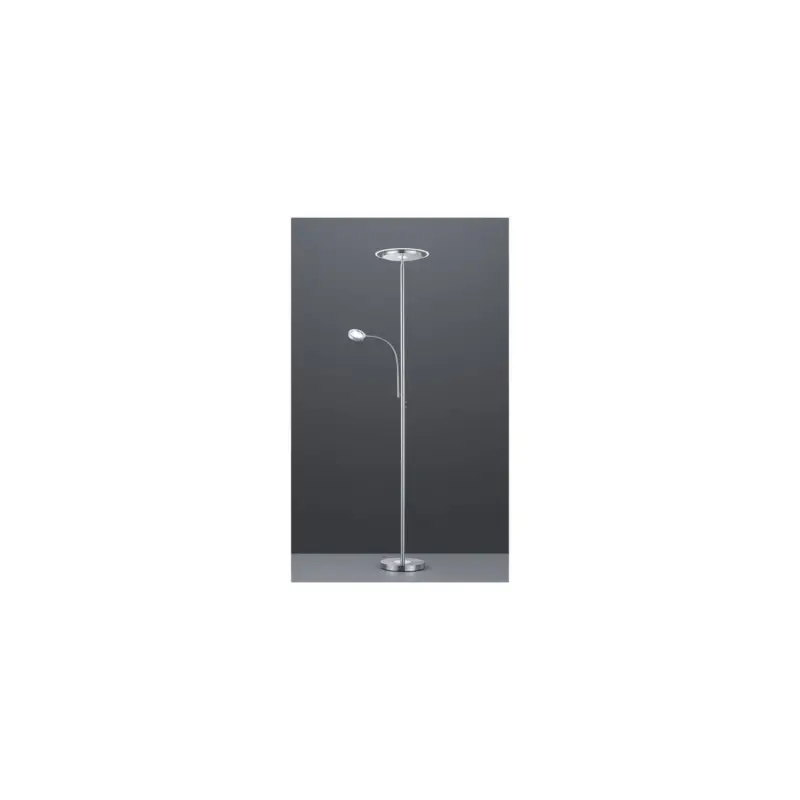 Affaire À Saisir Lampadaire Ackbar Nickel Mat 1x18W SMD LED