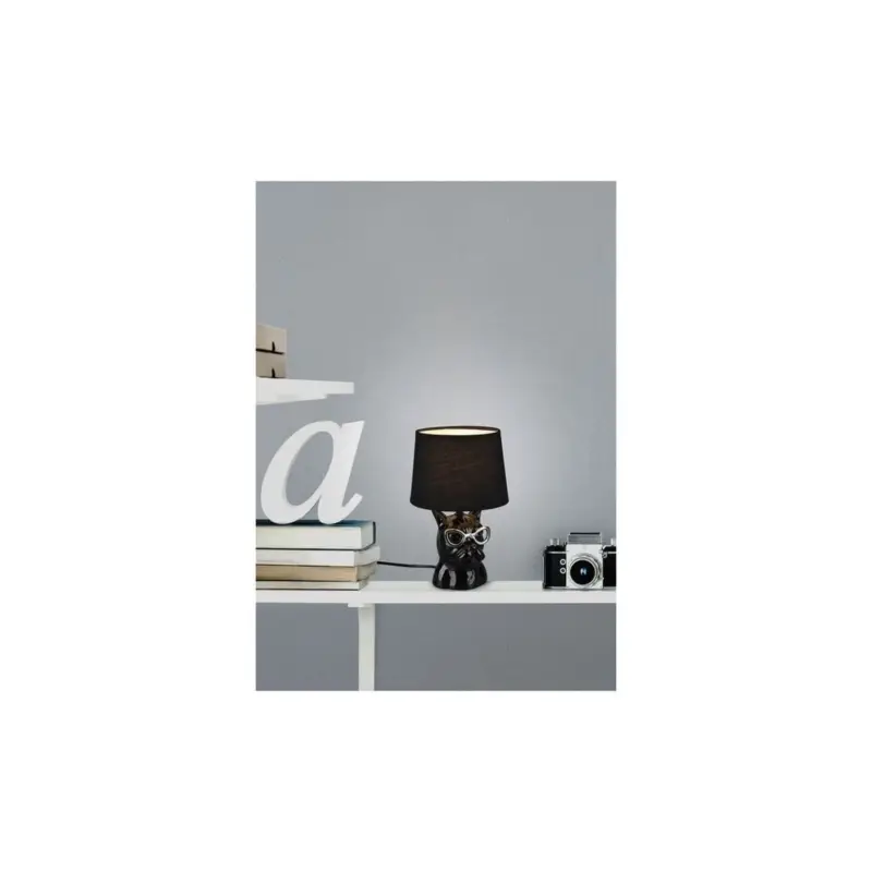 Meilleur Prix Lampe de table Dosy Noir 1x40W E14