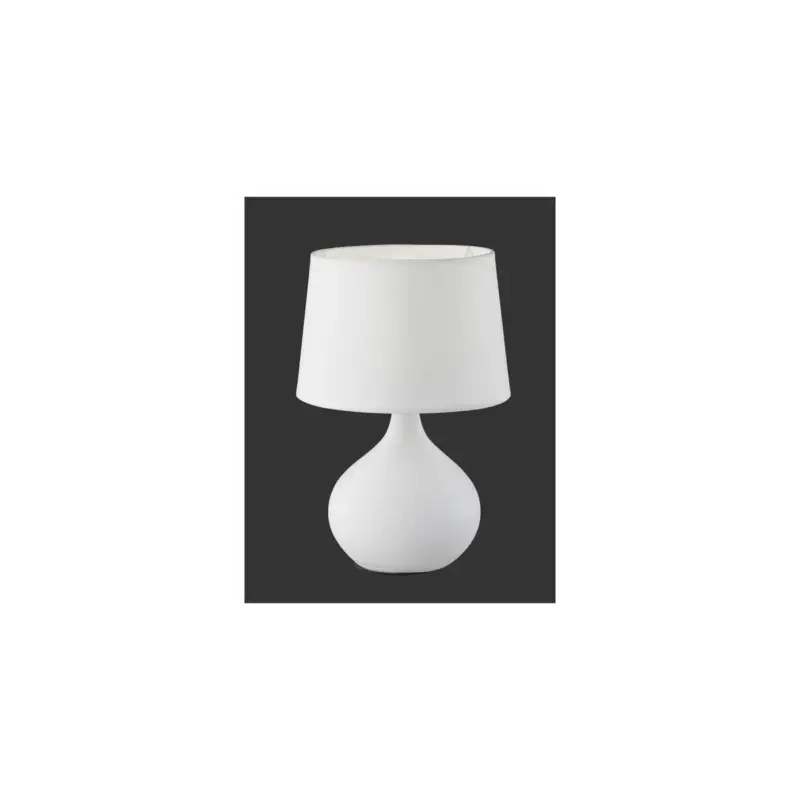 Lampe de table Martin Blanc 1x40W E14 Commander Maintenant