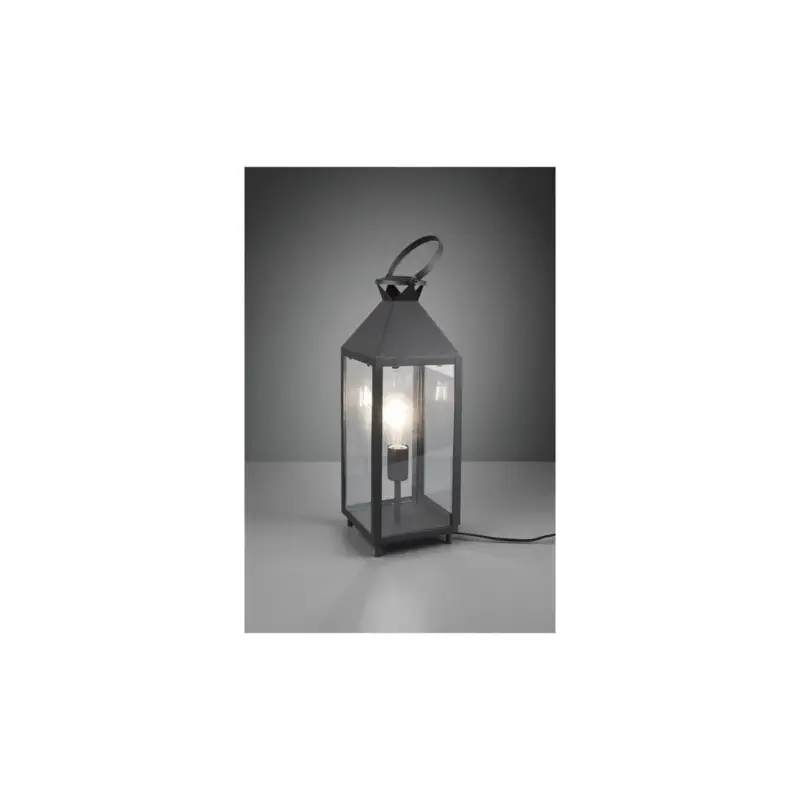 Paiement Sécurisé Lampe de table Farola Noir 1x40W E27 H61,5