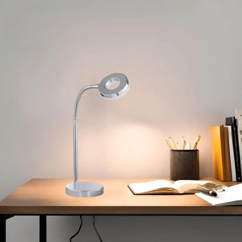 Lampe de table Rennes Chromé 1x4W SMD LED Retour Gratuit