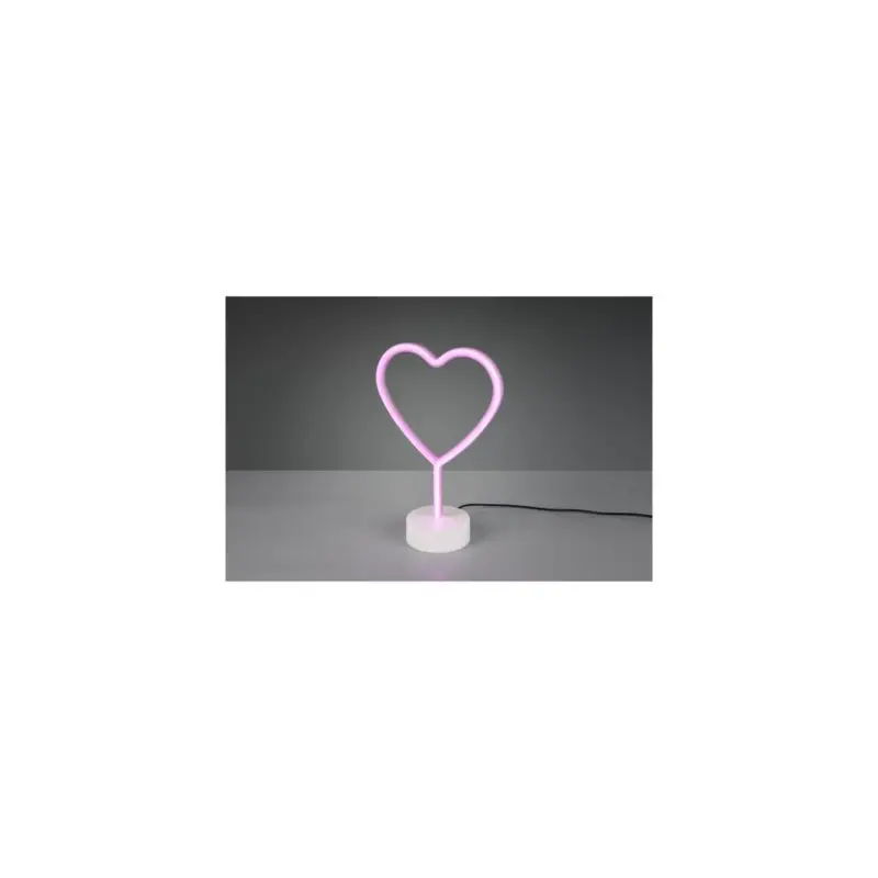 Lampe de table Heart Blanc 1x1W SMD LED Marque
