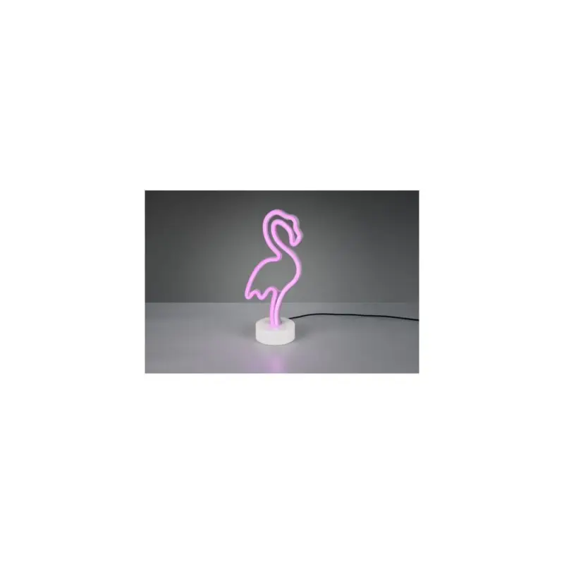 Livraison Express Lampe de table Flamingo Blanc 1x1W SMD LED