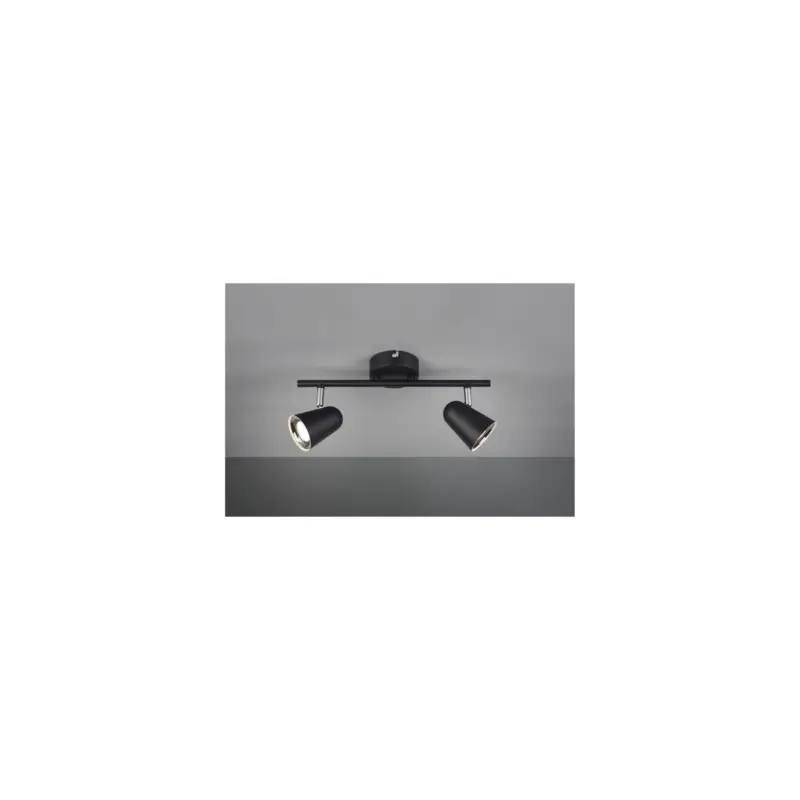 Quantité Limitée Applique Toulouse Noir Mat 2x3W SMD LED