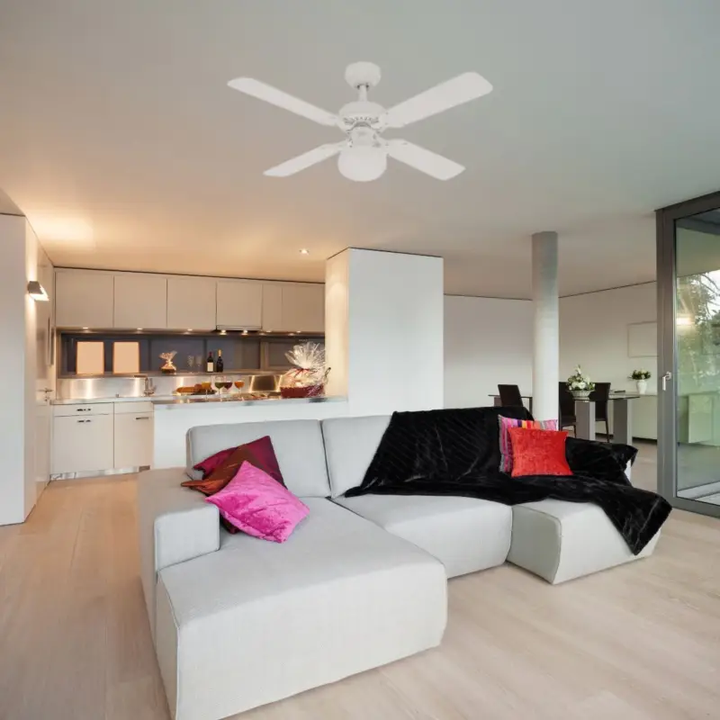 Ventilateur de plafond Vegas 105cm Blanc Quantité Limitée