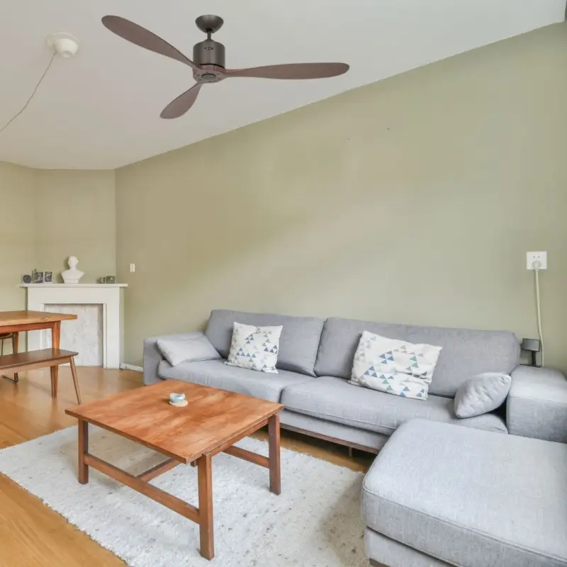 Satisfait Ou Remboursé Ventilateur Plafond Aeroplan Eco 132cm Bronze Noyer