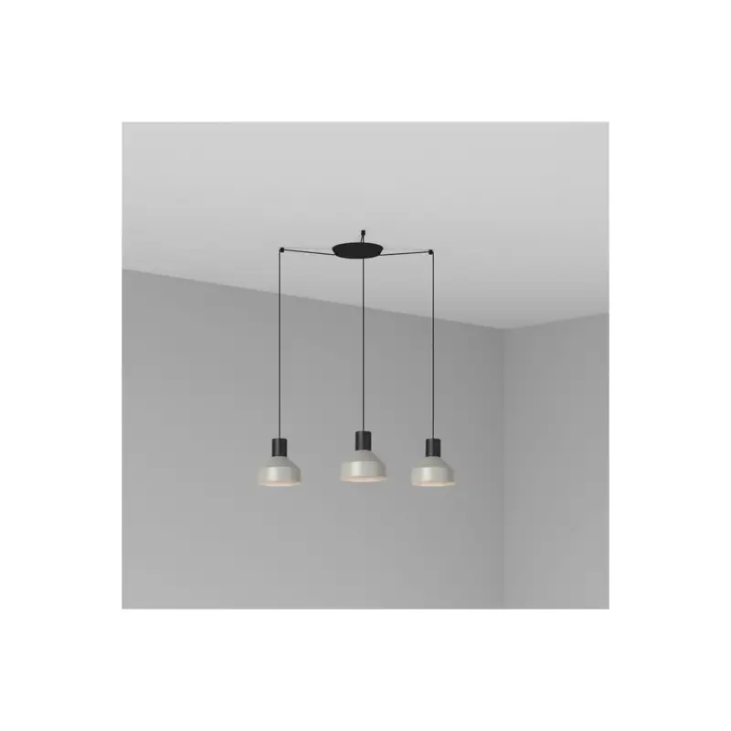 Solde Suspension Kombo Gris L- 3x15W E27