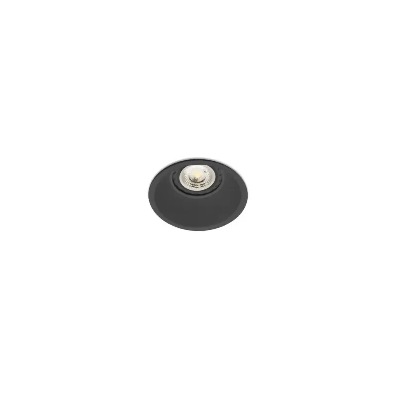 Seulement Aujourd'hui Encastré Intérieur Gas Noir 1x50W Max GU10