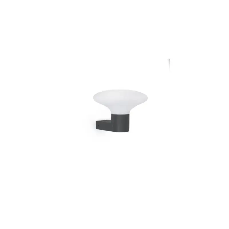 Vente Directe Applique Murale Extérieure Blubs Gris foncé 1x15W Max E27