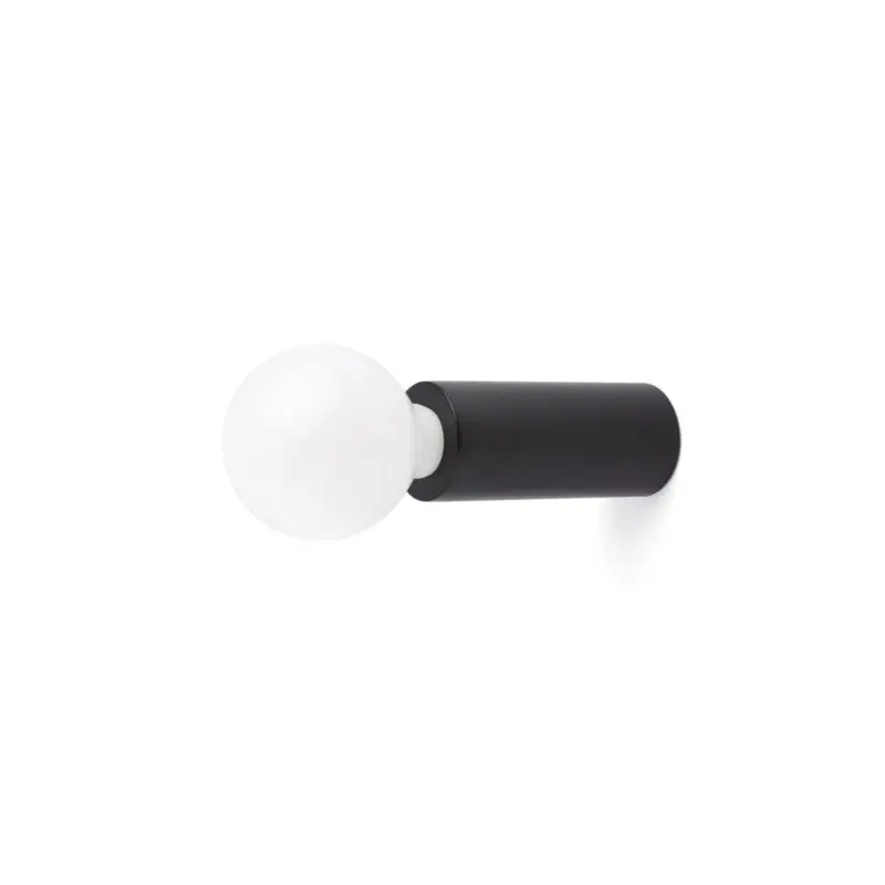 Prix Choc Applique Murale Ten Noir 1x15W E27