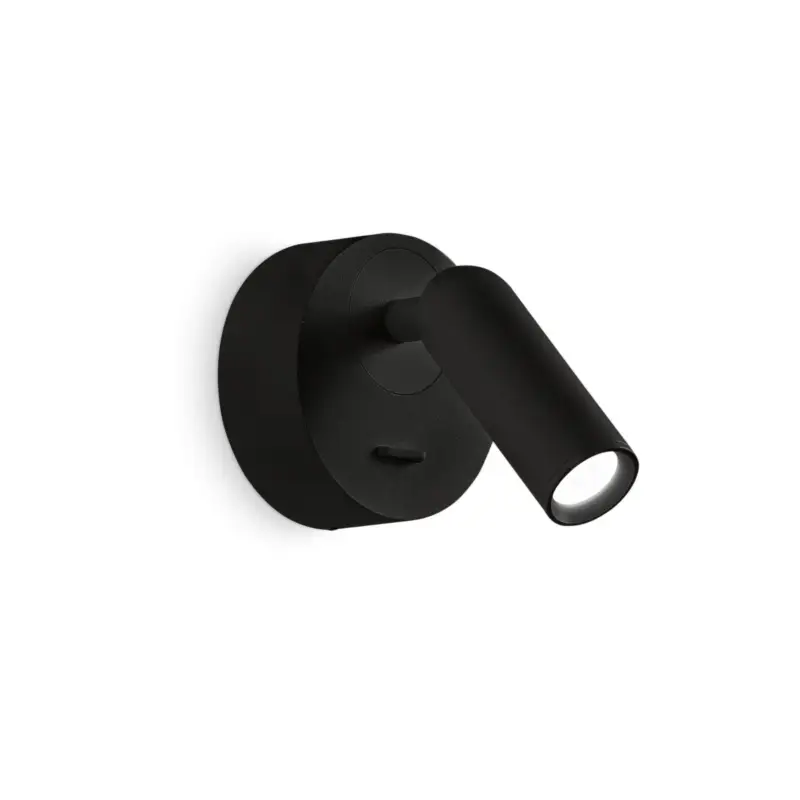 Meilleur Prix Applique murale BEAN Noir 1x3,5W Rond