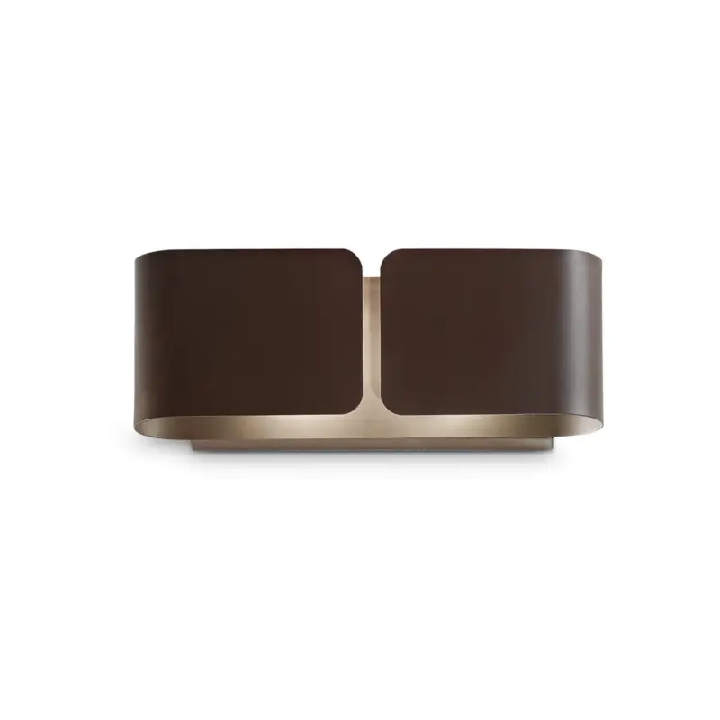 Commander Maintenant Applique murale CLIP Rouille Rouille 2x40W