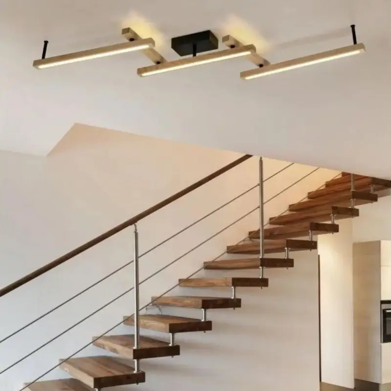 Offre Spéciale Plafonnier Bellari Bois naturel 1x36W SMD LED