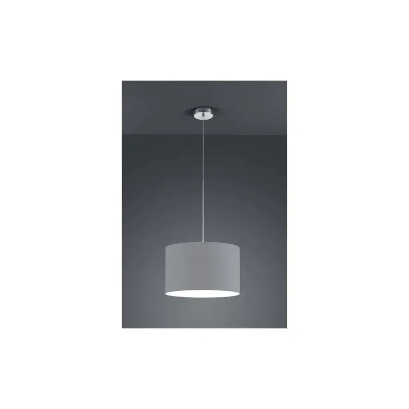 Solde Suspension Hotel Nickel mat 1x60W E27