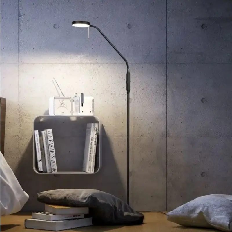 Lampadaire Monza Noir mat 1x12W SMD LED Bon Marché