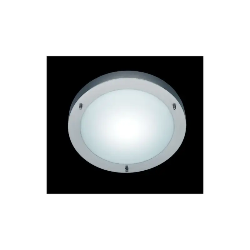 Affaire À Saisir Plafonnier Salle de Bain Condus Nickel mat 1x60W E27
