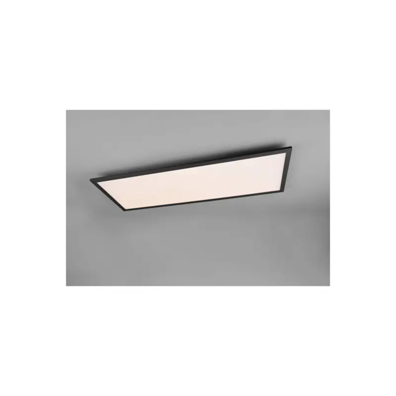 Plafonnier Gamma Noir mat 1×33,5W SMD LED L80 Vente Directe