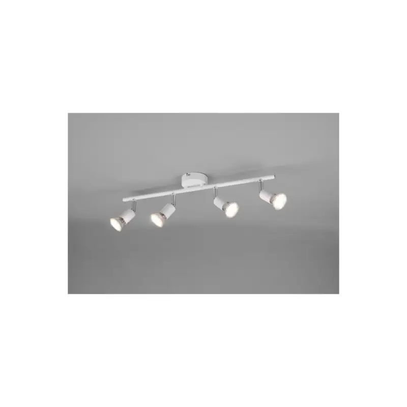 Pas Cher Plafonnier Paris Blanc mat 4x35W GU10