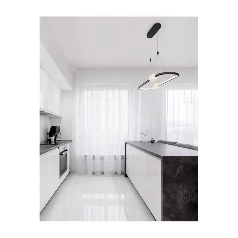 Suspension CELIA Noir LED 44,2 W Nouvelle Collection