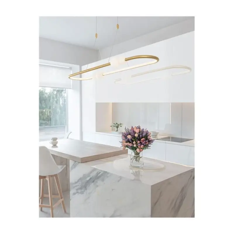 Suspension CELIA Or Satiné LED 44,2 W Prix Réduit
