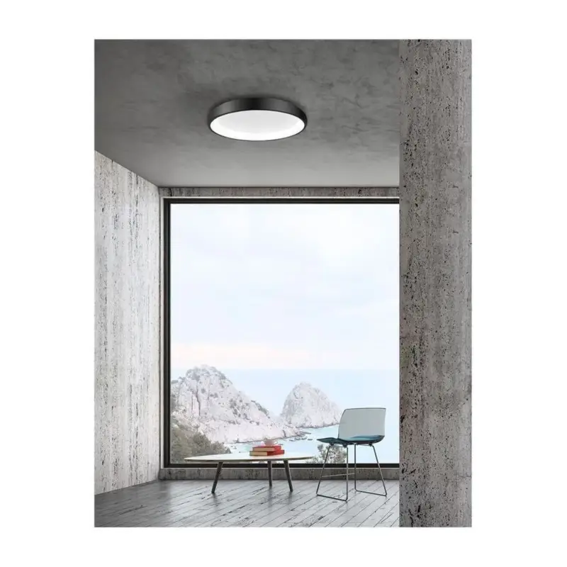 Plafonnier ALBI Noir LED 50 W Populaire
