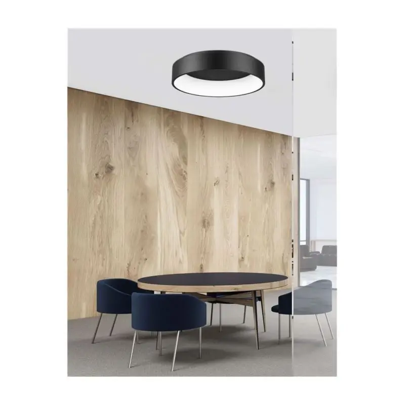 Promotion Plafonnier RANDO Noir LED 42 W