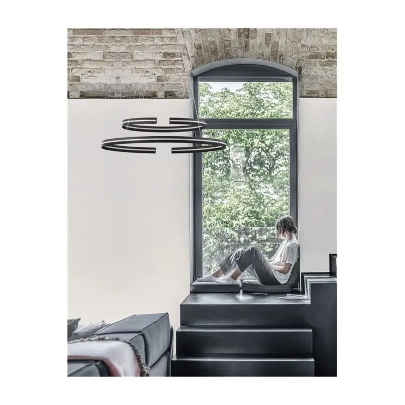 Paiement Sécurisé Suspension TORRENTE Noir LED 93 W