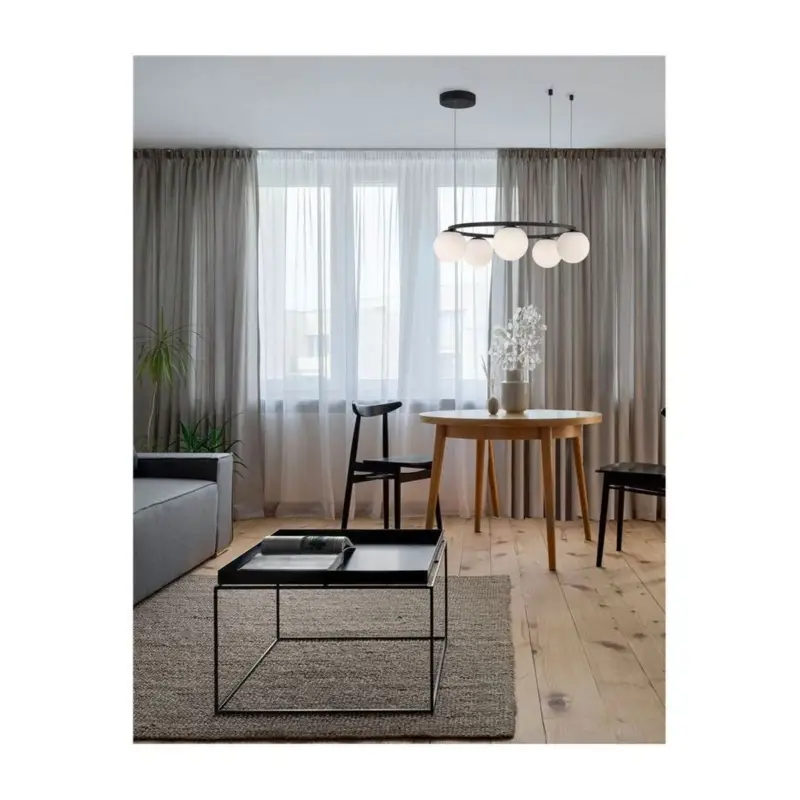 Suspension JOLINE Sable Noir & Blanc LED 40 W Marque