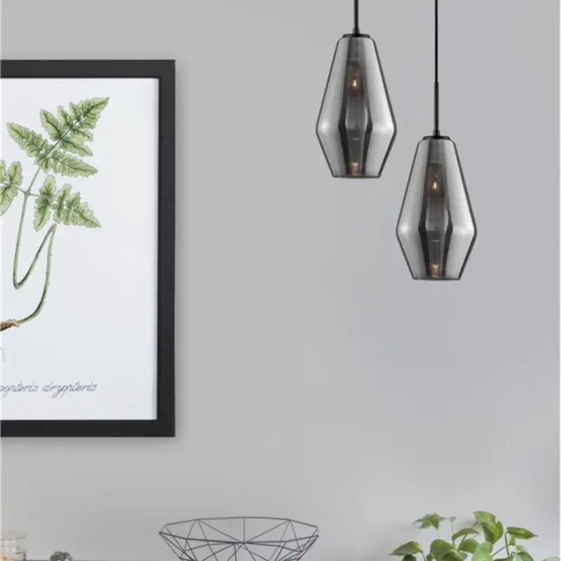 Suspension VEIRO Chrome LED E27 1x12 W L17 Nouveauté