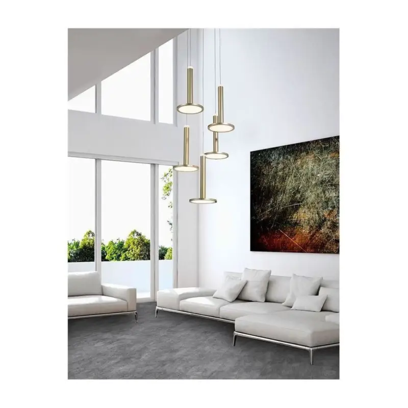 Suspension PALENCIA Laiton Or LED 53 W L41 Marque