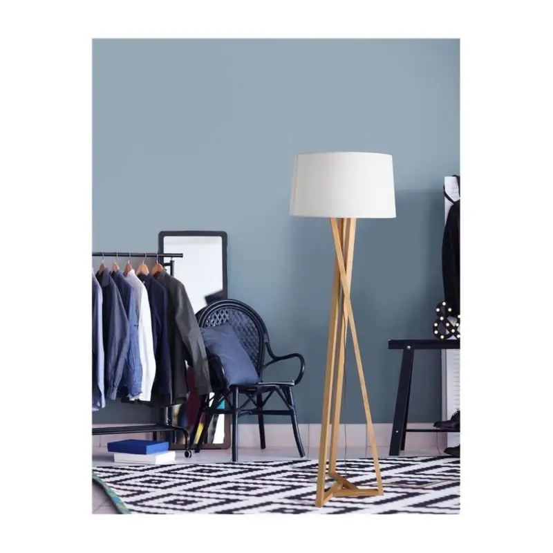 Acheter Direct Lampadaire SALINO Bois Scandinave LED E27 12 W H164