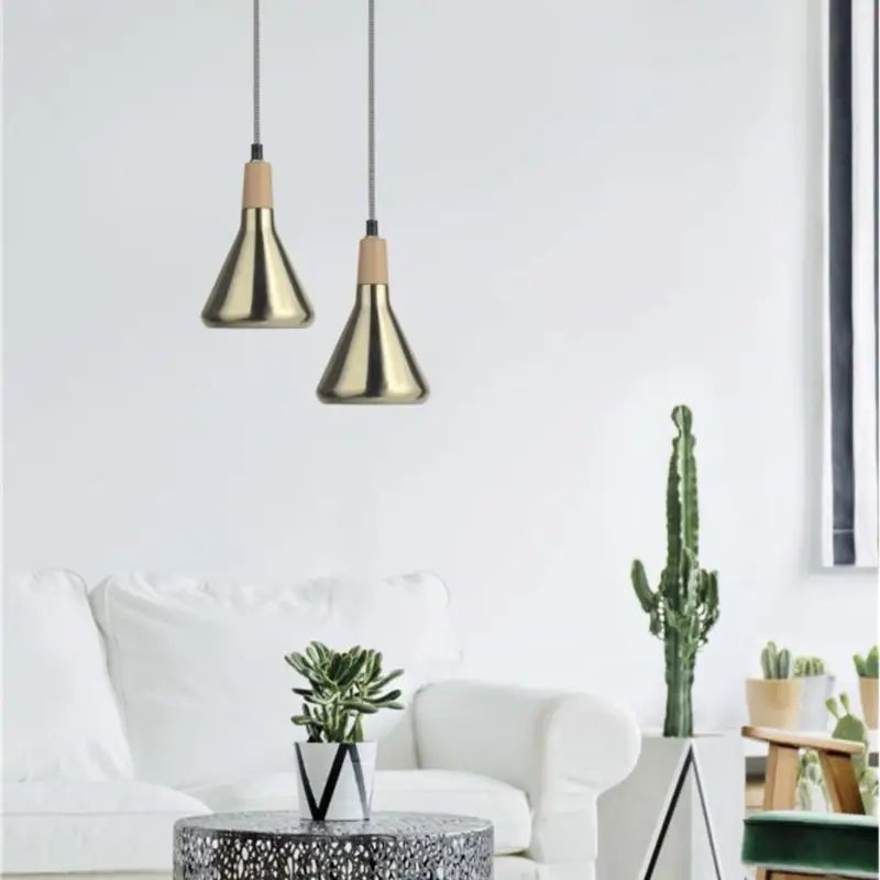 Populaire Suspension VENANZIO Laiton LED E14 1x12 W