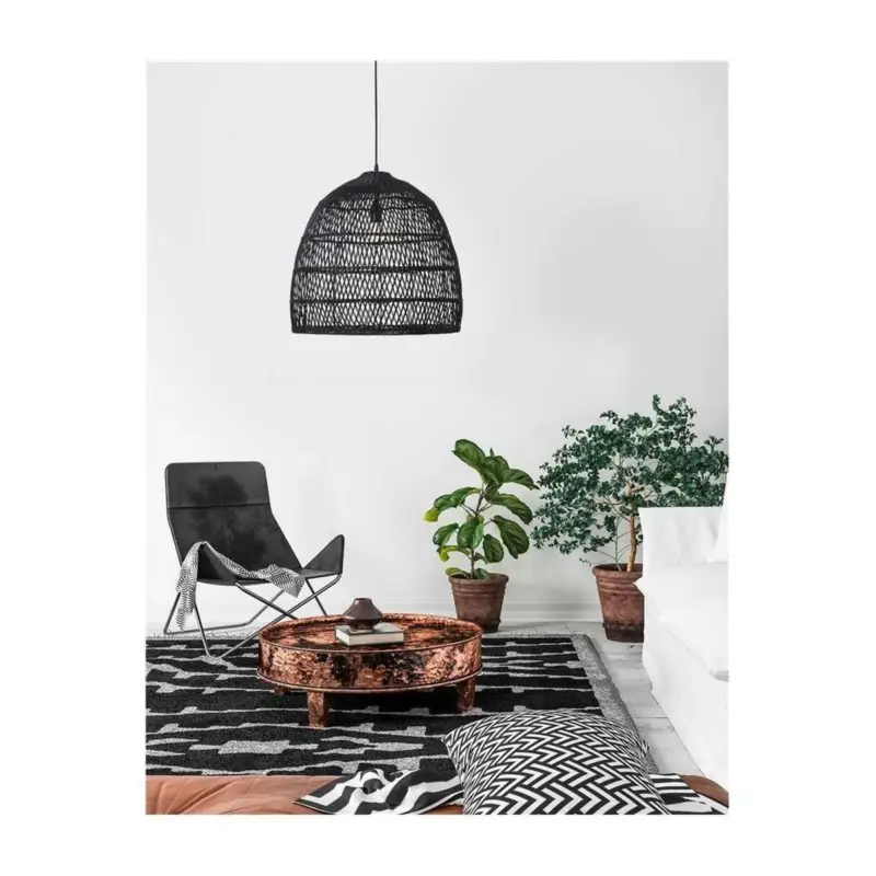 Remise Suspension DESTIN Noir LED E27 1×12 W