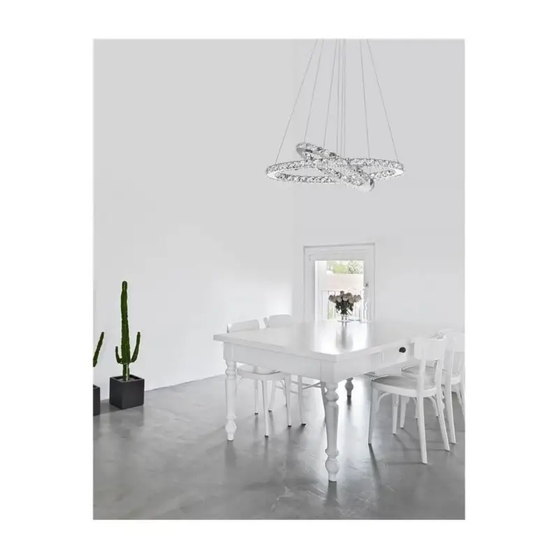 Suspension CELINE Transparent Cristal LED 40 W Achetez Aujourd'hui