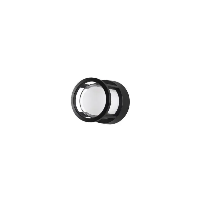 Applique Murale Extérieure AGOSTO Noir LED 6 W H- Produit De Marque