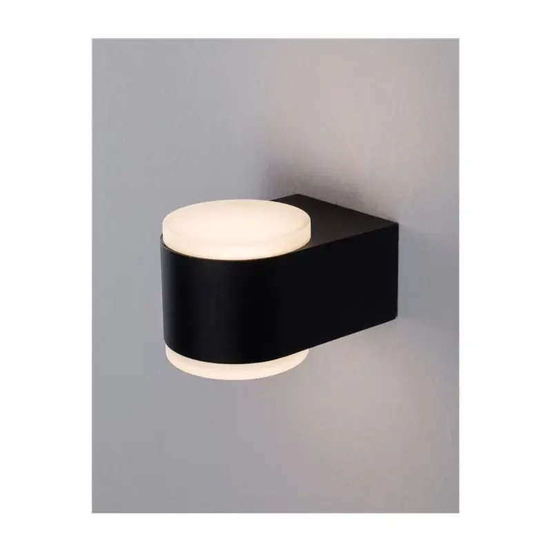 Applique Murale Extérieure NUS Noir LED 8 W Retour Gratuit
