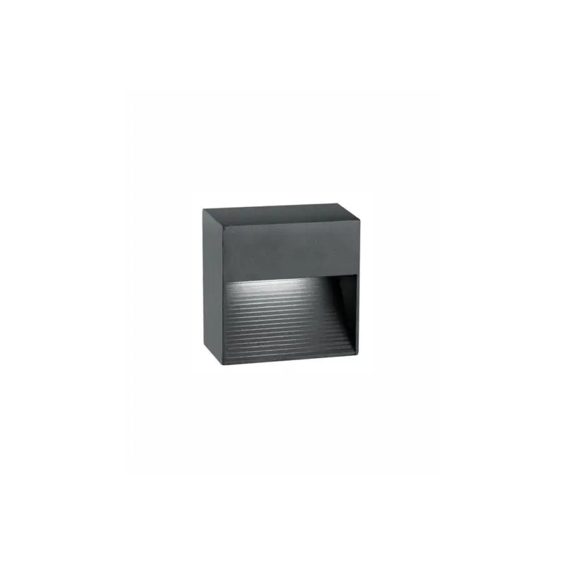 Haute Qualité Applique Murale Extérieure KRYPTON Gris Foncé LED 3 W H8,5