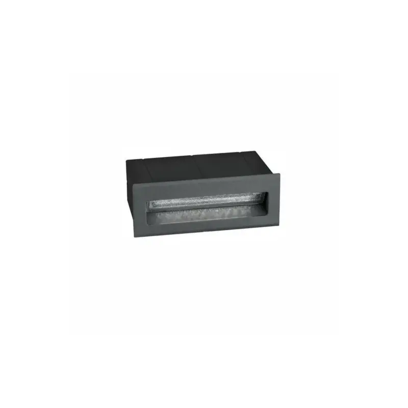 Encastrable Mural Extérieur KRYPTON Gris Foncé LED 3 W H5,5 Authentique