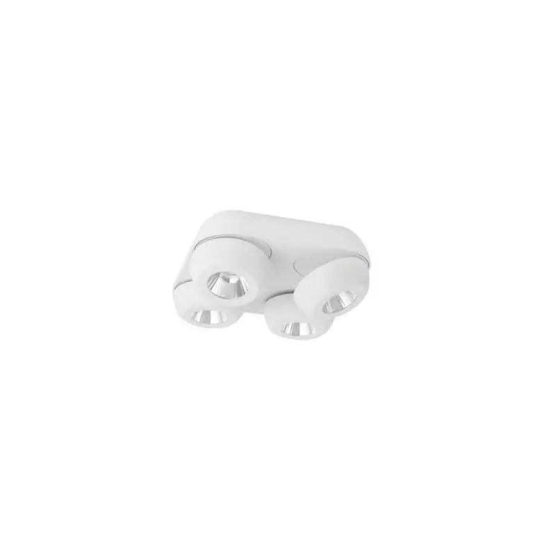 Plafonnier GON Sable Blanc LED 4x5 W Commander Maintenant