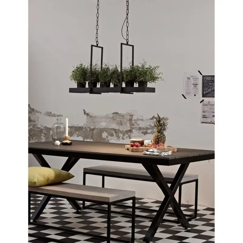 Offre Du Jour Suspension Industrielle Tray 3x3W LED Noir