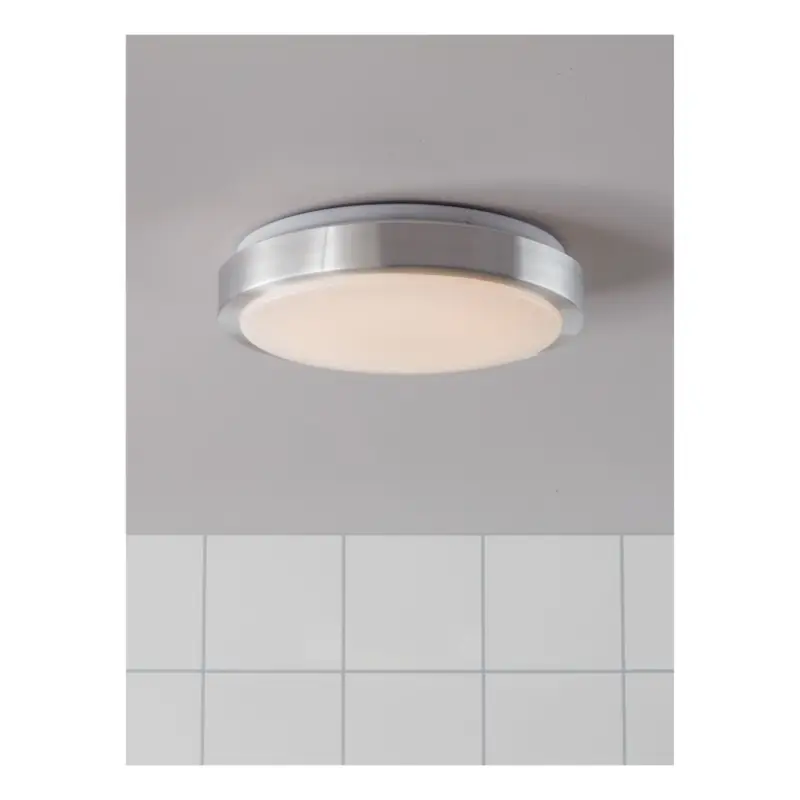 Plafonnier Plat Moon 1x9W LED Aluminium Blanc Achetez Aujourd'hui