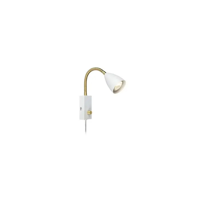 Applique Murale Ciro 1x7W GU10 Blanc Laiton Blanc Prix Choc