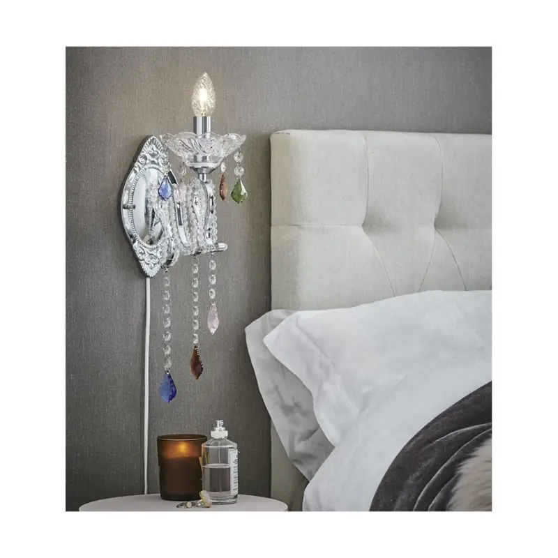 Applique Murale Caramel 1x40W E14 Chromé Commander Maintenant
