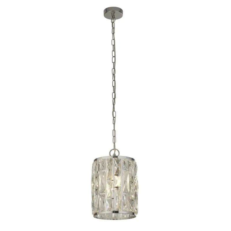 Suspension Bijou 1x60W E27 Chrome Authentique