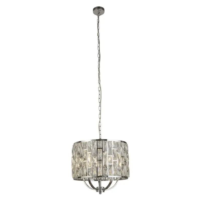 Suspension Bijou 5x40W E14 Chrome Dernière Chance