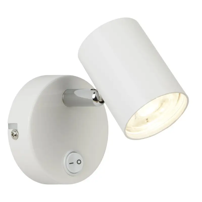 Achetez Aujourd&rsquo;hui Applique Interrupteur Rollo 4W LED Blanc Chrome
